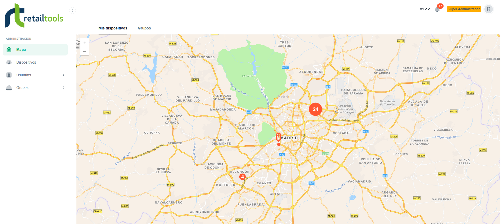 Monitorización en tiempo real